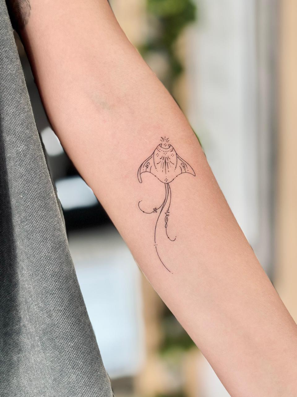Fine line tattoo piece 15 - Tropical Ink Bali