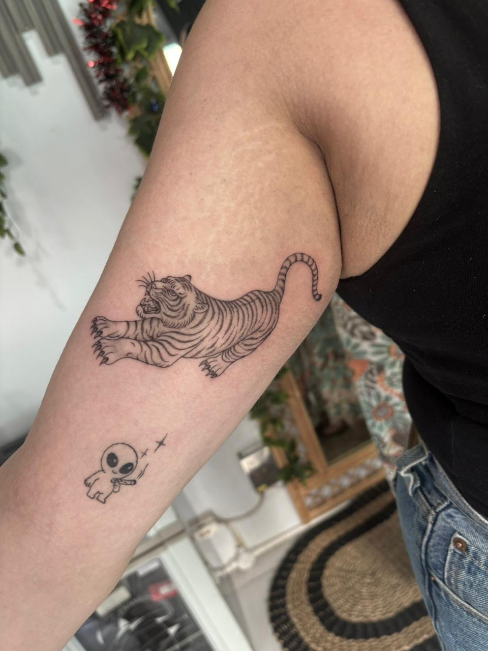 Fine line tattoo piece 34 - Tropical Ink Bali