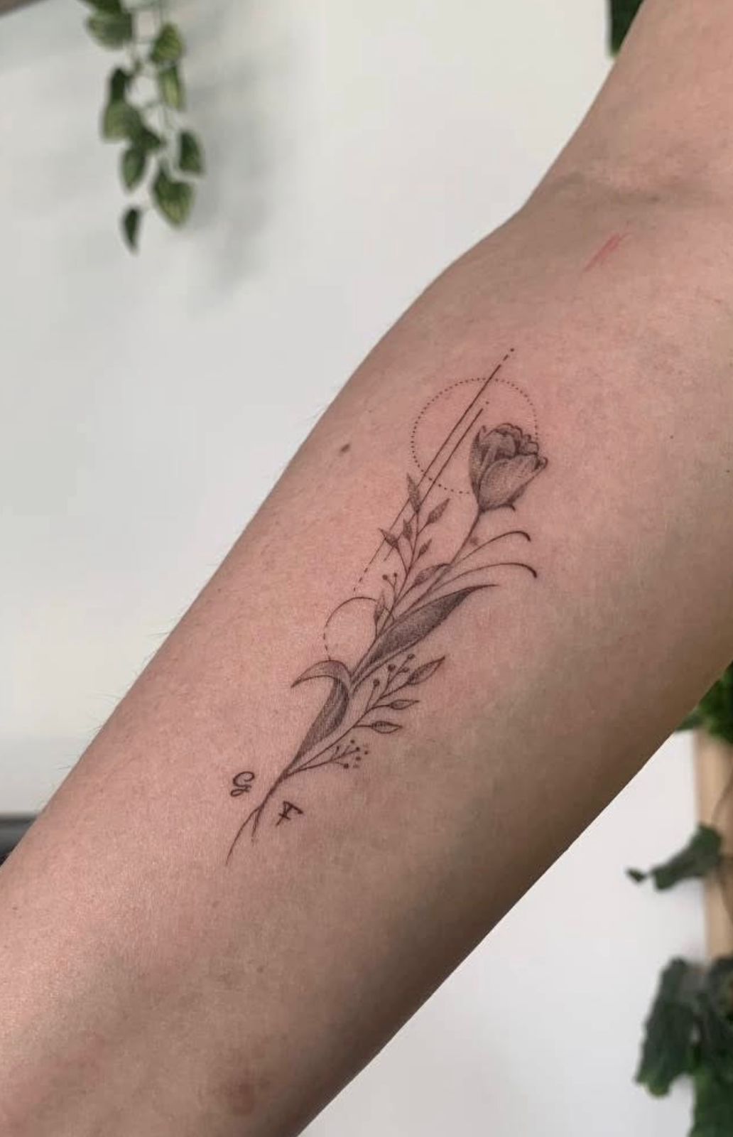 Fine line tattoo piece 37 - Tropical Ink Bali